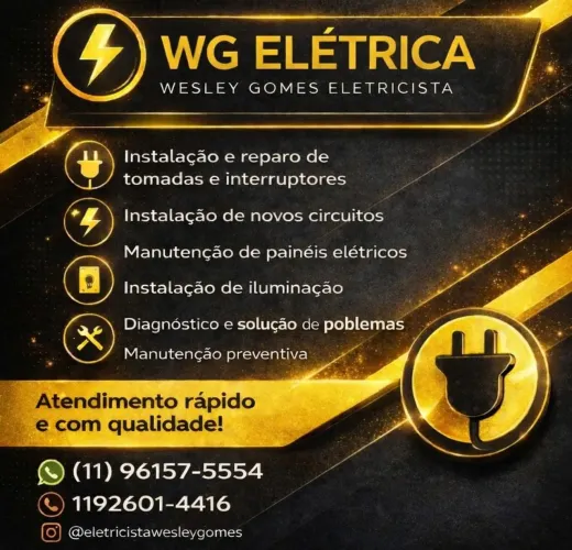 Eletricista profissional - instalações e manutenções 