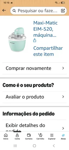 Sorveteira 1 L