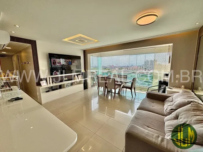 VENDO APARTAMENTO TOTALMENTE MOBILIADO COM 90m², 3 QUARTOS NO BAIRRO DE FÁTIMA - FORTALEZA