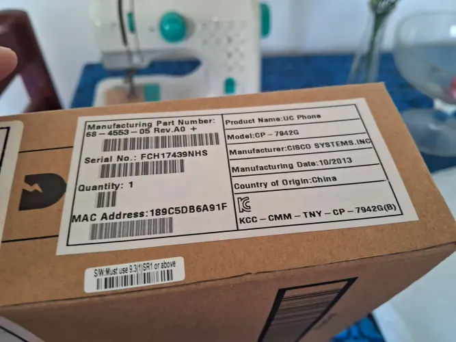 Telefone Cisco modelo 7942G