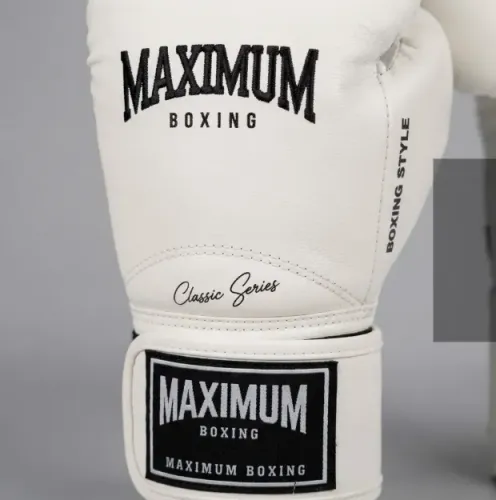Kit Luva New Classic White Maximum + Bandagem De 5 Metros Mg