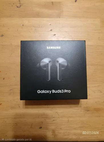 pra vender agora! Samsung Galaxy Buds3 Pro - Perfeito (Com Nota Fiscal)
