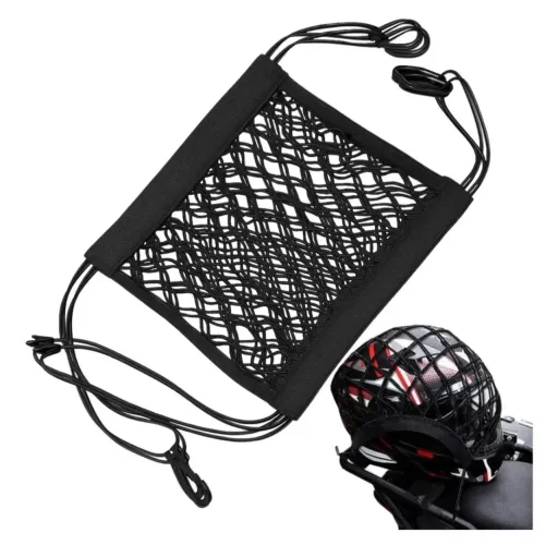 Rede Aranha Elastico Com Gancho De Moto Capacete Bagagem Bau
