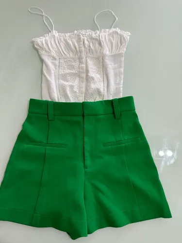 Conjunto blusa e short Zara lindo