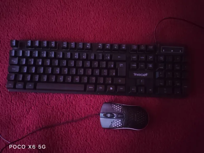 Kit Mouse + Teclado Gaming RGB