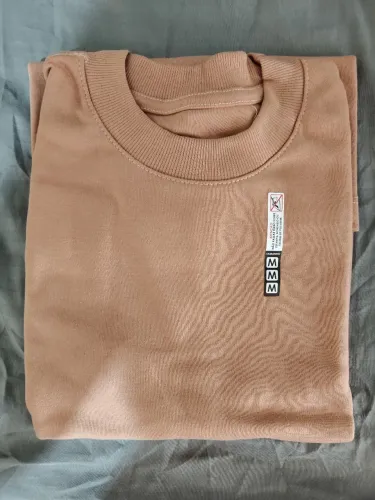 Camiseta Oversized Básica Premium (Bege/Nude)