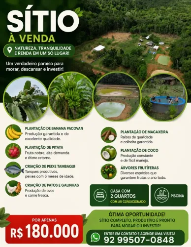 Vendo Sitio presidente Figueiredo 