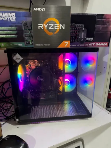Pc Gamer YOUTUBER Ryzen 7 Novo, 1 Ano de Garantia