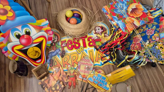 Itens para decoração de festa junina