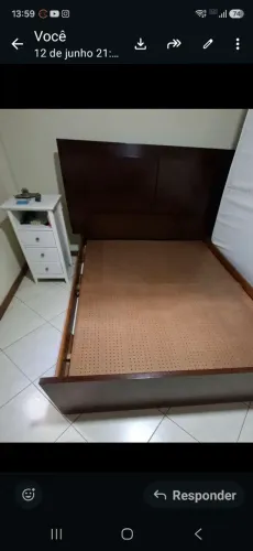 Cama Queen /colchão molas ensacadas