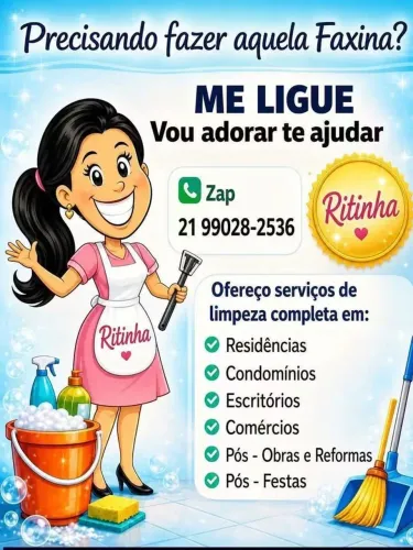 Precisando de uma diarista de confiança?