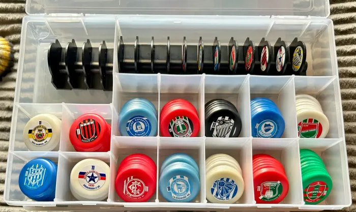 Futebol de Botão Caixa com 14 Clubes Gaúcho RS 02