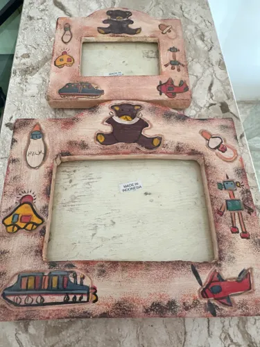 Porta retrato artesanal - hand made