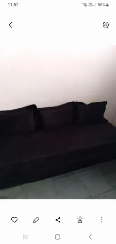 Sofá cama preto
