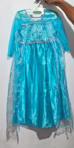 Fantasia Elsa Frozen tam 4/5 anos
