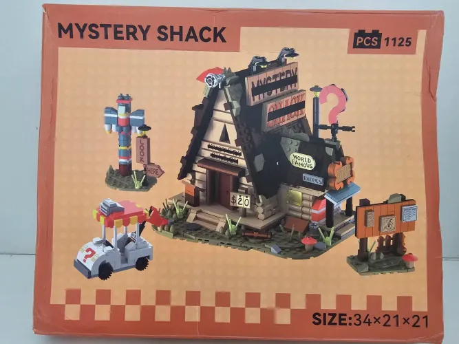 Blocos de Montar Mystery Shack Gravity Falls 1125 peças com caixa