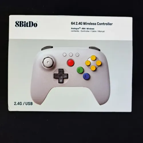 Controle Nintendo 64 Sem Fio da 8bitdo. Novo e Lacrado. Joystick