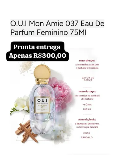 O.U.i Mon Amie 037 Eau de Parfum Feminino 75ml