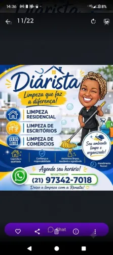 Limpeza doméstica e comercial