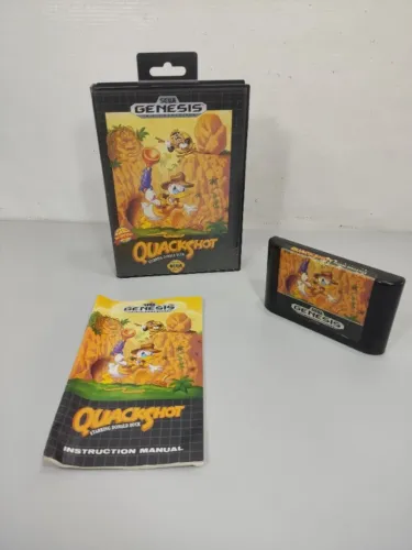 Jogo Cartucho Quackshot Starring Donald Duck Original Kdm (Usado)