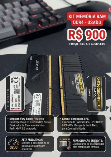 Memórias Ram DDR4