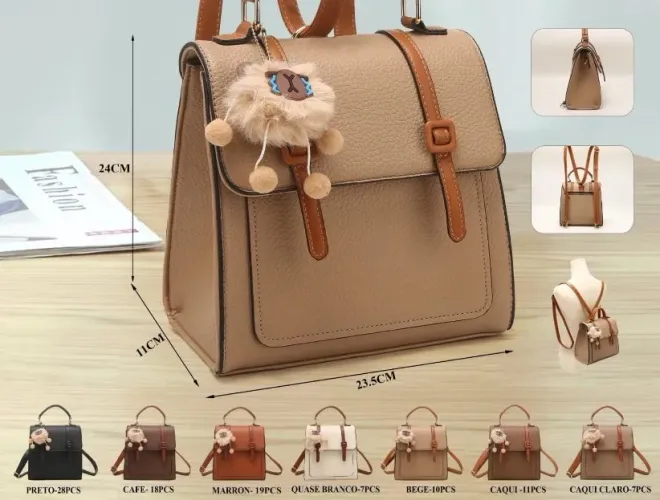 Mochila Feminina Elegante - Beleza e Praticidade para o Dia a Dia!