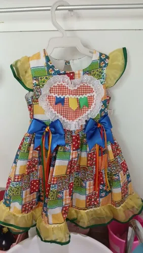Vestido Caipira 1 ano