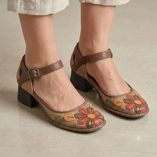 Sapato boneca jgeam couro 34/35 semi-novo
