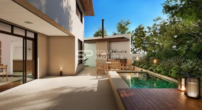 Casa em Alto de Pinheiros com 432 m² com bela vista dos quartos.