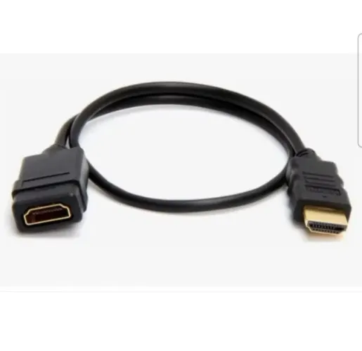 2 Cabos Extensores Hdmi Emenda 30 Centímetros - NOVO