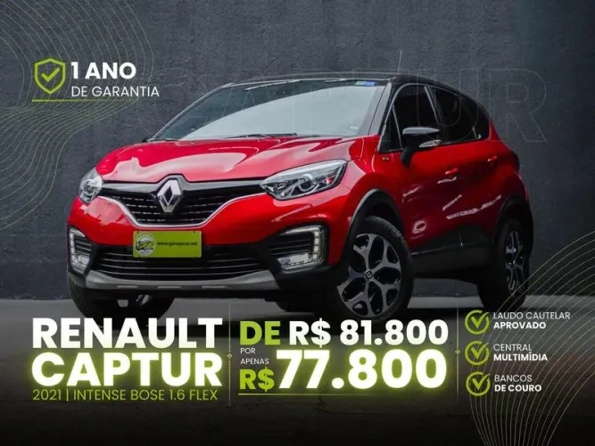 Renault Captur Bose 1.6 CVT 2021