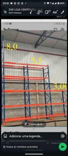 ESTANTES PARA GALPOES E DEPOSITOS POETA PALLETS *