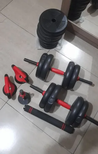 Kit halteres musculação