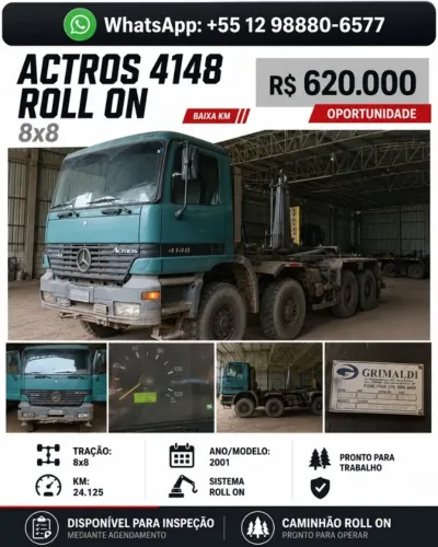 Actros 4148 Roll On 8x8