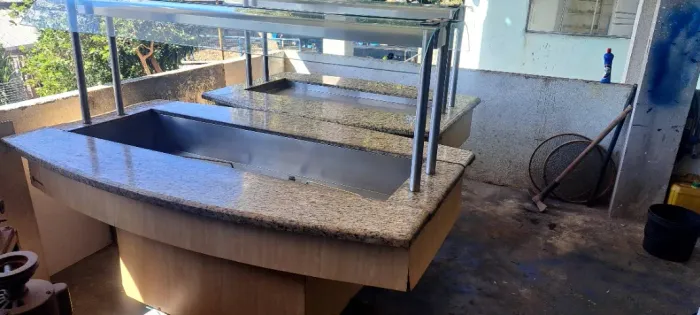 Buffet self service, quente e frio
