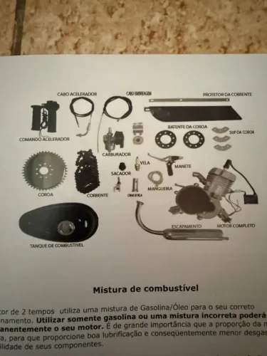 kit de motor para bicicleta (motor 2 tempos
