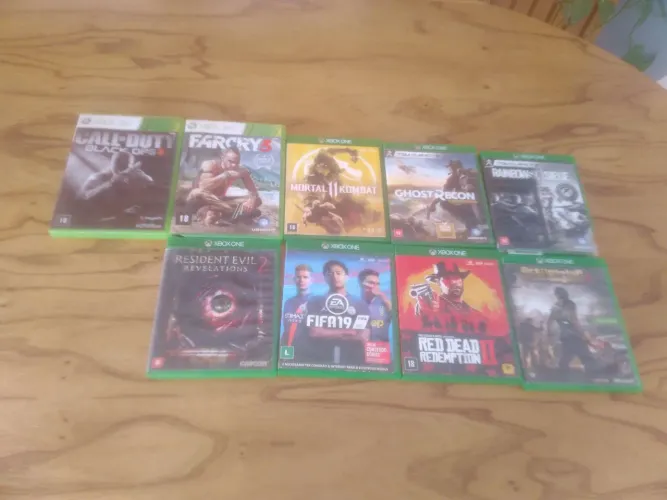 Vendo esse lote de jogos de Xbox one