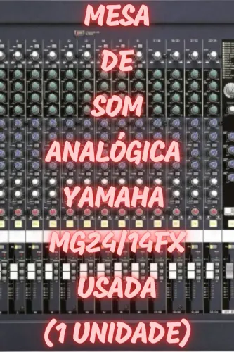 Mesa de Som Analógica 24 Canais Yamaha MG 24/14 FX
