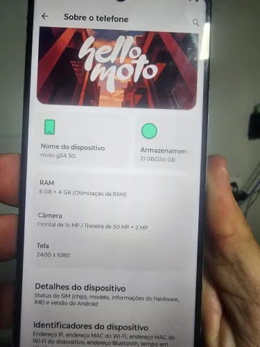 Moto g54 5g verde