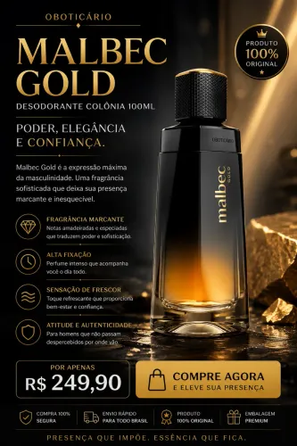 Malbec Gold Desodorante Colônia 100ml
