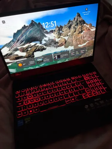 Notebook Acer Nitro 5 54uh Ci5 W11 8gb 512gb Rtx3050 15.6 Preto/vermelho