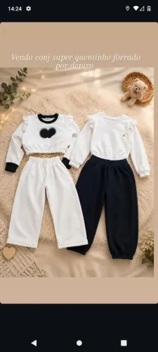 Conjunto infantil Menina Tam. M e G