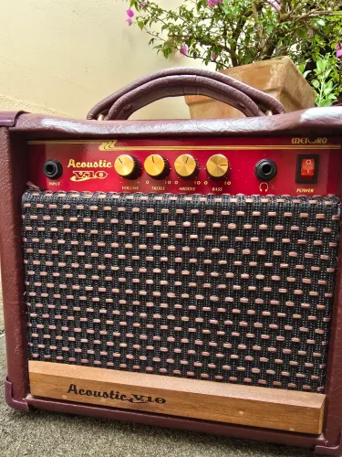 Amplificador Meteoro Acoustic V10 para Violão - 10W - Conservado