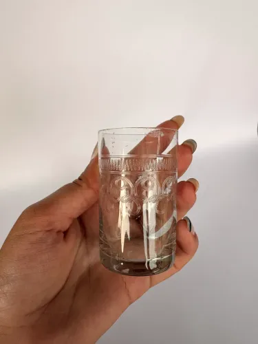 mini copo cristal francês 