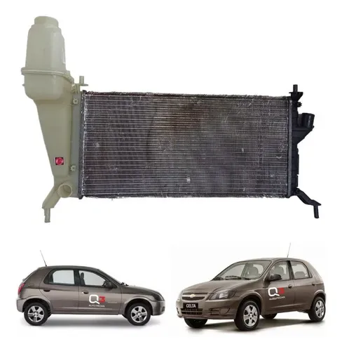 Radiador Agua Chevrolet Celta 2001 2006 Com Ar