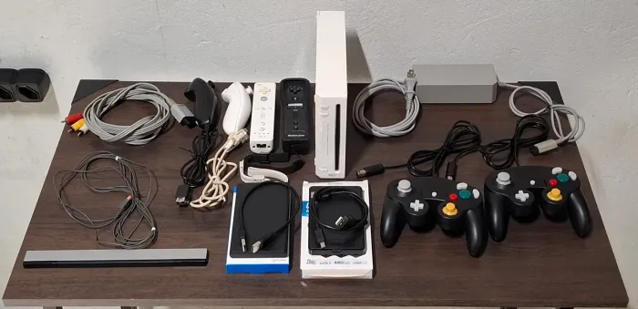 Nintendo Wii completo e desbloqueado com 119 jogos (leia a descrição)
