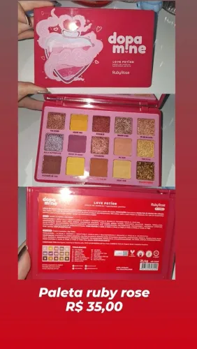Paleta ruby rose 