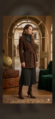 Casaco Vintage Italiano Camurça Legítima Vera Pelle