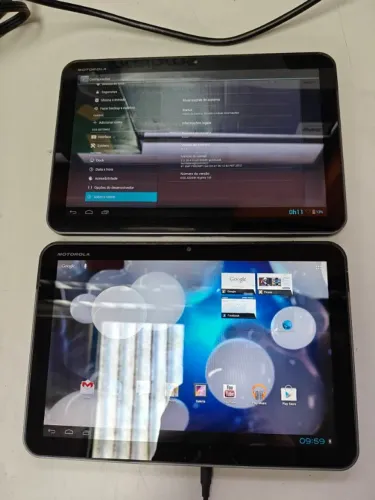 lote com 2 tablets motorola xoom tela de 10 polegadas