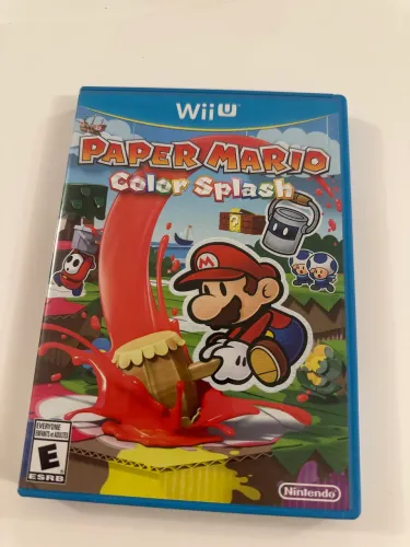 Paper mario Color Splash wii u raríssimo!!!
